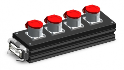 PD-4 Harting CEE Touring Power Distributor