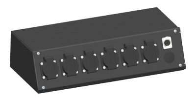 PC-6 Slope Schuko Power Connector